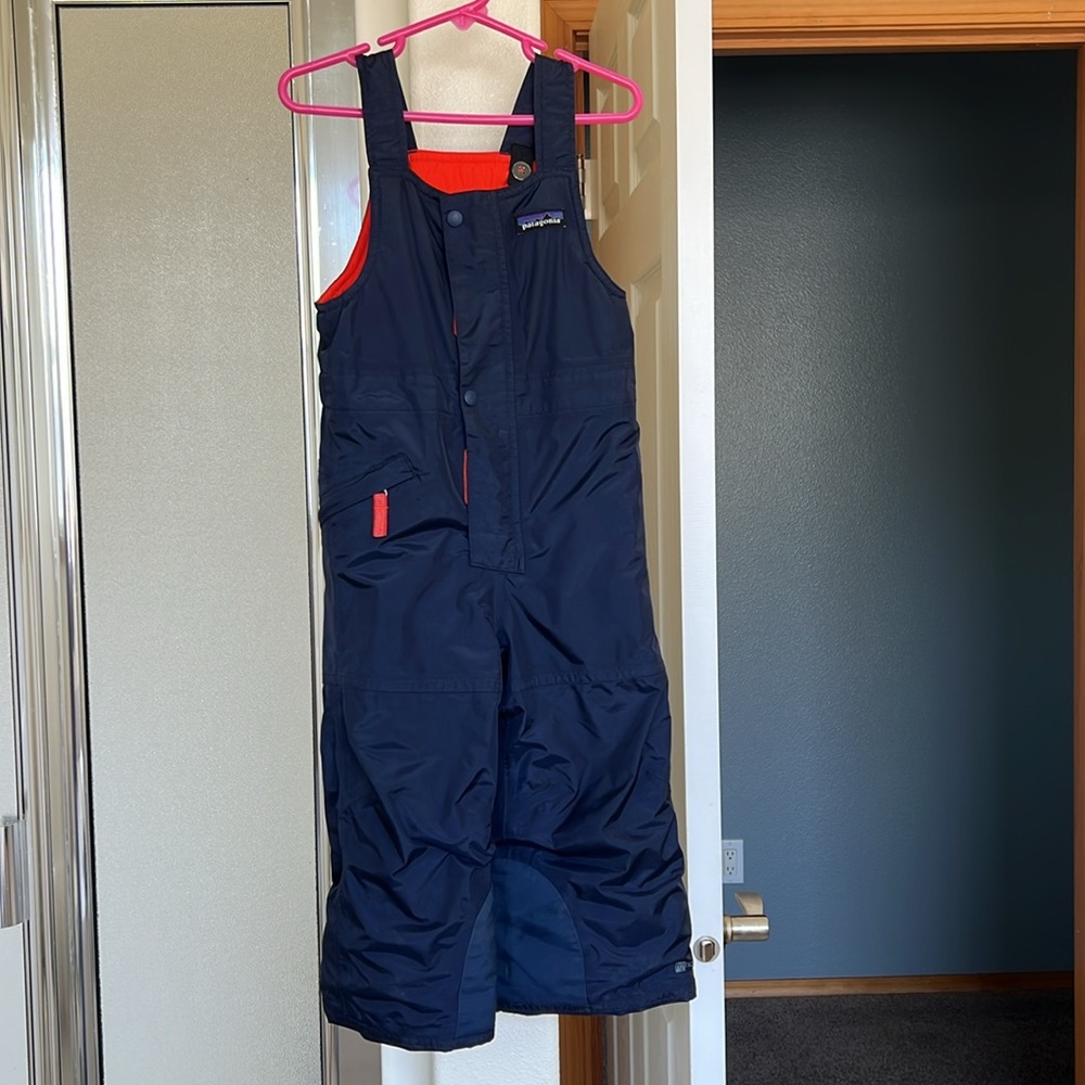 Patagonia Dark Blue Snow Pile Bib